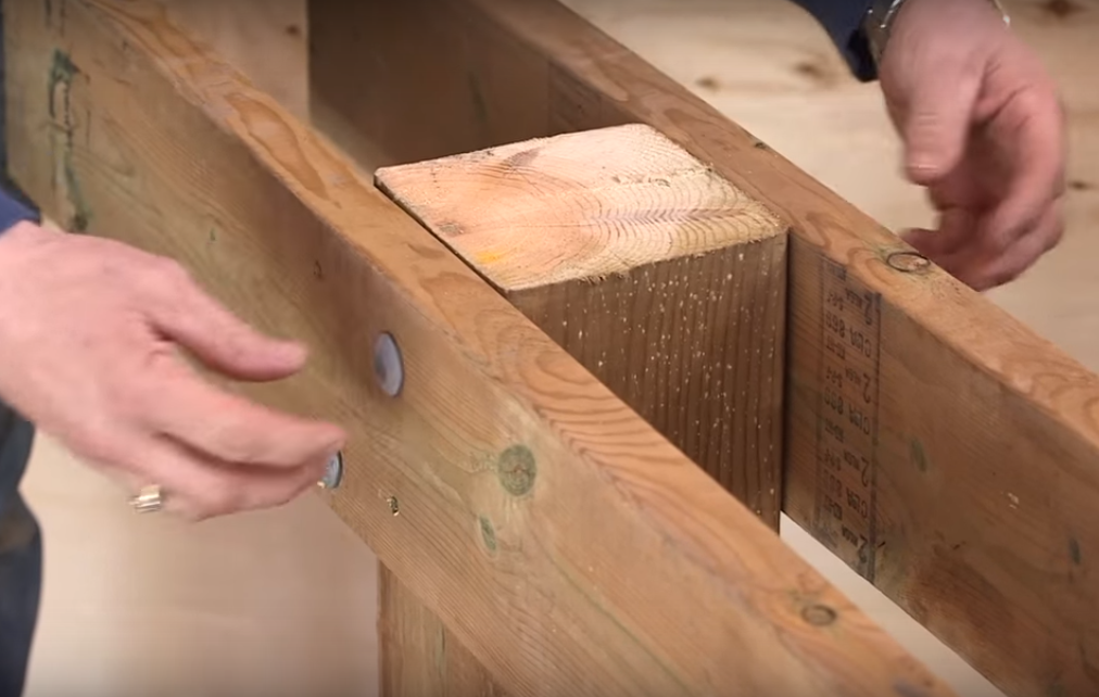 Improper Deck Beam