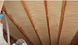 Spray foam insulation